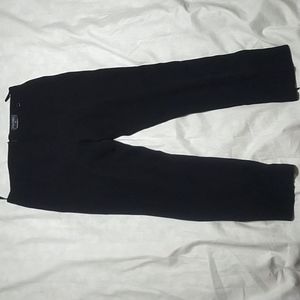 Chanel black silk pants
